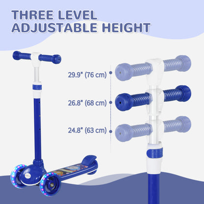 Trottinette à trois roues pour enfants réglable