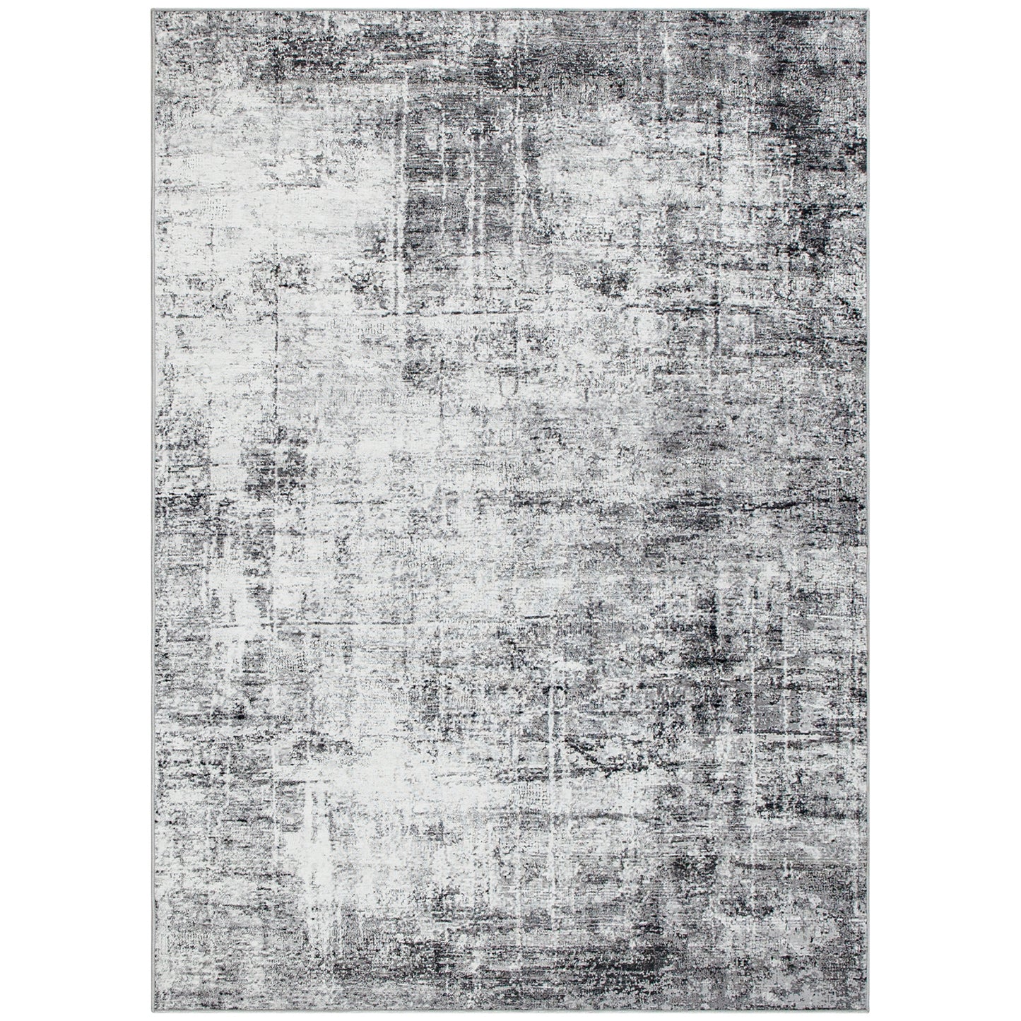 Tapis chenille abstrait moderne lavable en machine