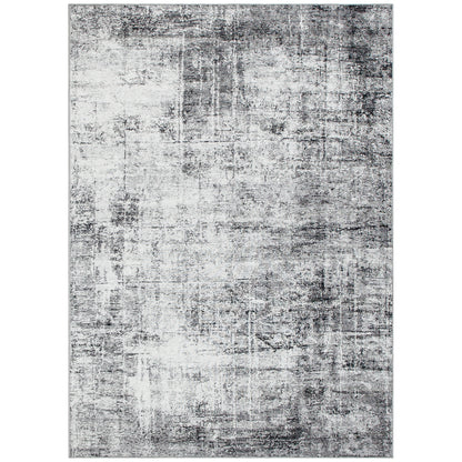 Tapis chenille abstrait moderne lavable en machine