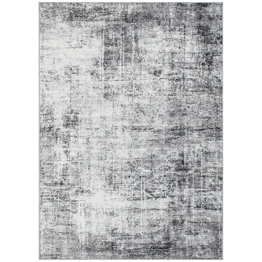 Tapis chenille abstrait moderne lavable en machine