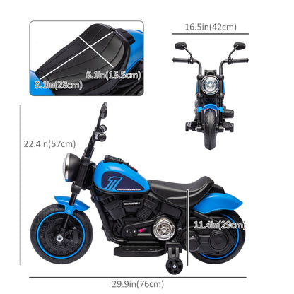 Moto électrique enfant 6V avec roues stabilisatrices