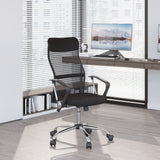 Chaise de bureau ergonomique dossier haut maille
