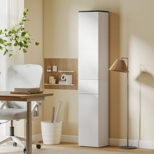 Meuble colonne de salle de bain étroit