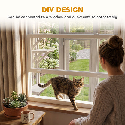 Enclos extérieur pour chat multi-niveaux 180 cm