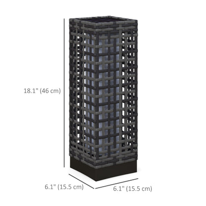 Lampe solaire décorative tressée pour patio IP44