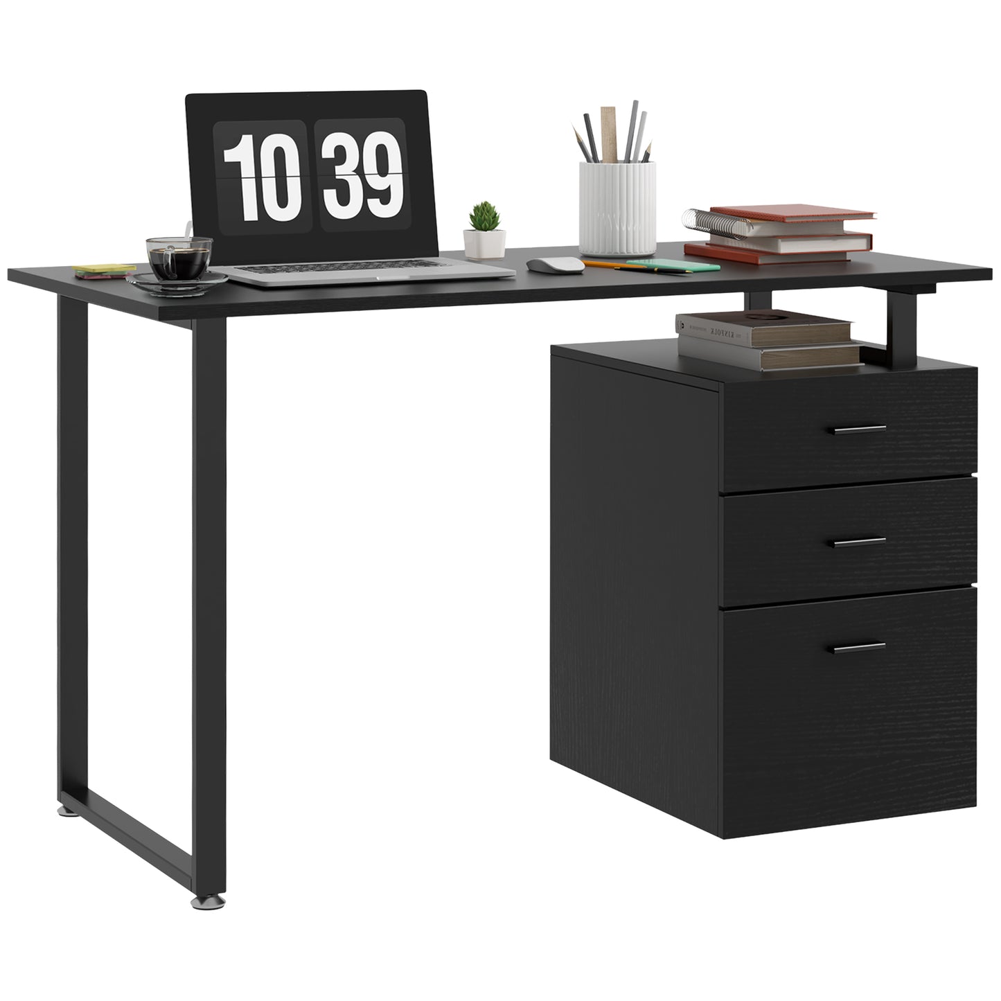 Bureau informatique tiroirs amovibles 47 po