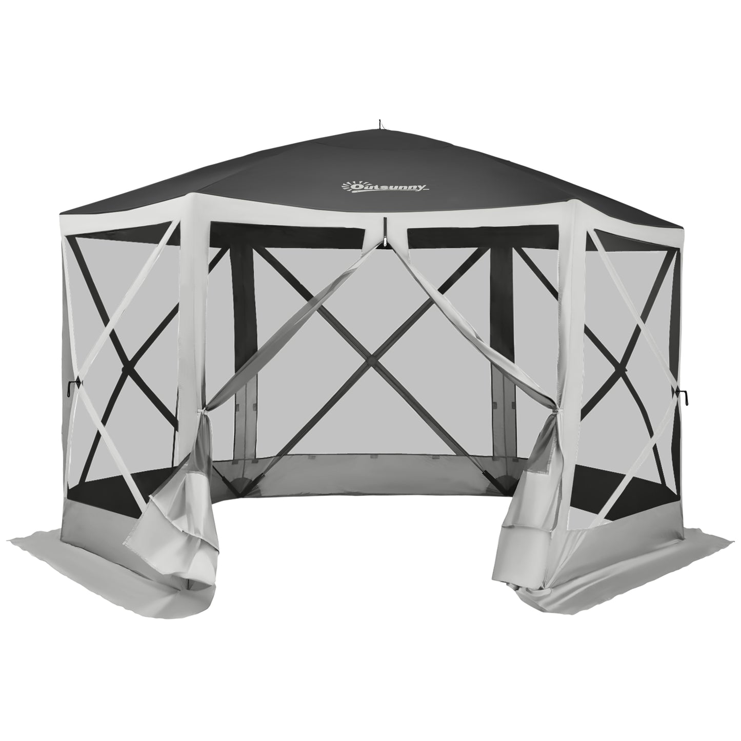 Tente abri hexagonale automatique 366 x 366 cm