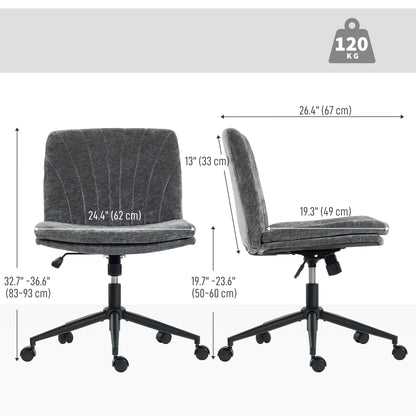 Chaise de bureau criss cross large sans accoudoirs réglable