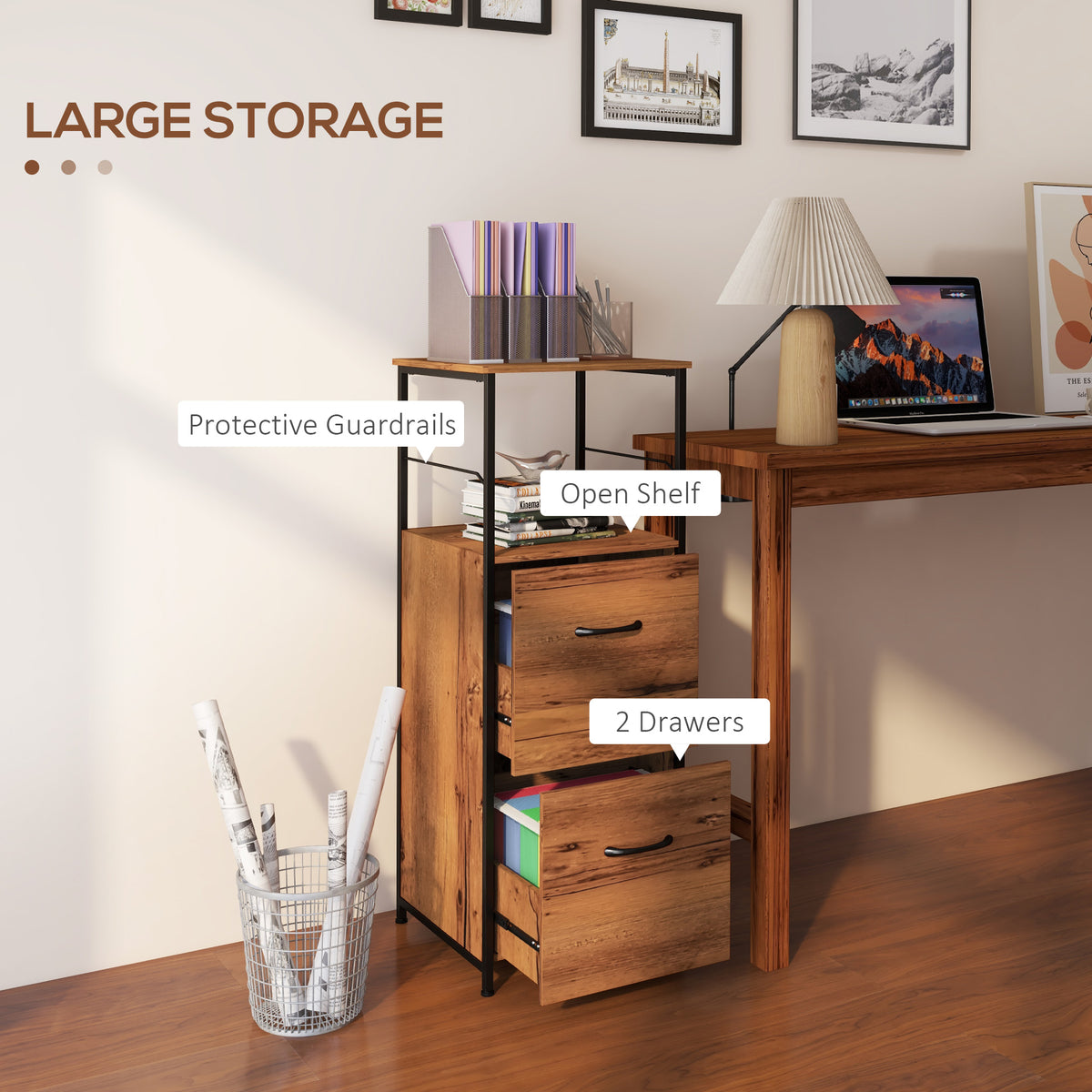 Classeur vertical industriel de bureau