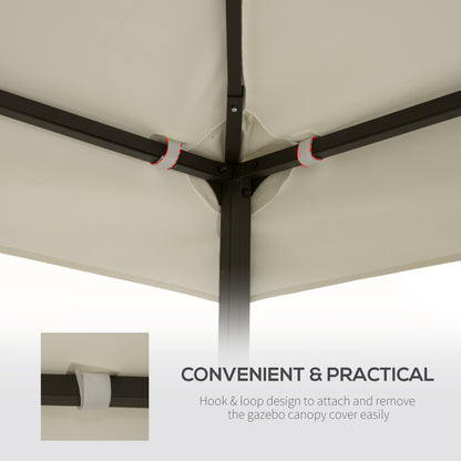 Toile de remplacement double toit pour gazebo 3m x 3m