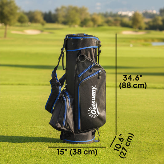 Sac de golf ultraléger avec 6 divisions et poche isotherme