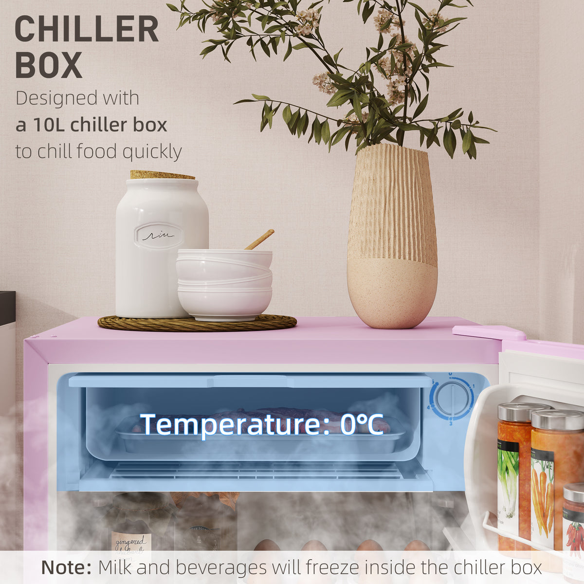 Réfrigérateur compact avec congélateur 3,2 pi³