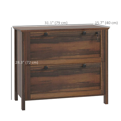 Classeur 2 tiroirs verrouillable avec barre ajustable