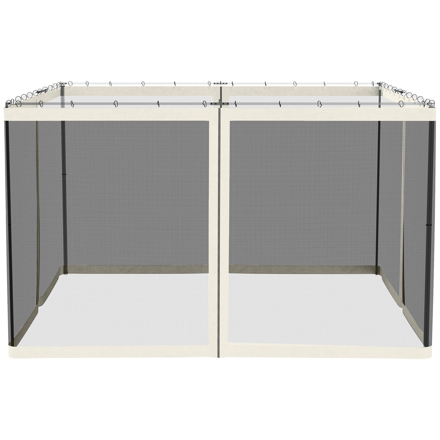 Moustiquaire de remplacement pour gazebo 3 x 3,6 m
