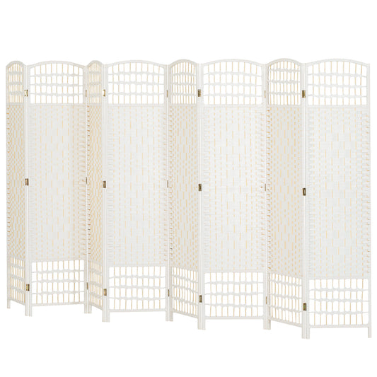 Paravent pliant 6 panneaux fibres tressées