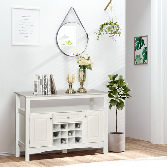 Buffet de cuisine moderne avec casier à vin