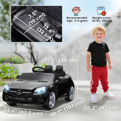 Voiture électrique enfant télécommande parentale double moteur 3-6 ans