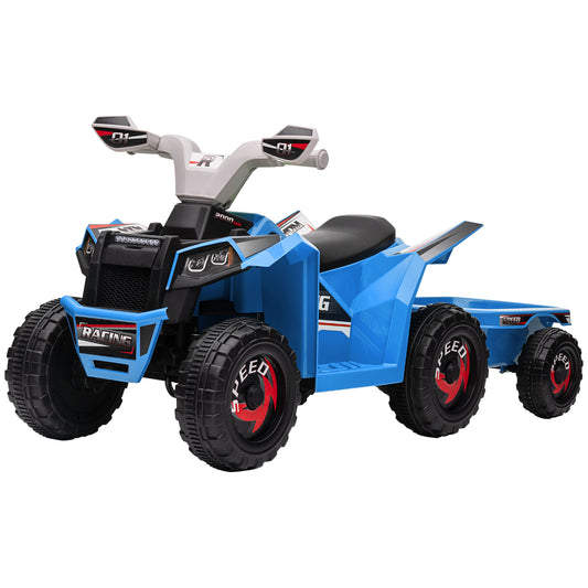 VTT électrique enfant 6V avec remorque