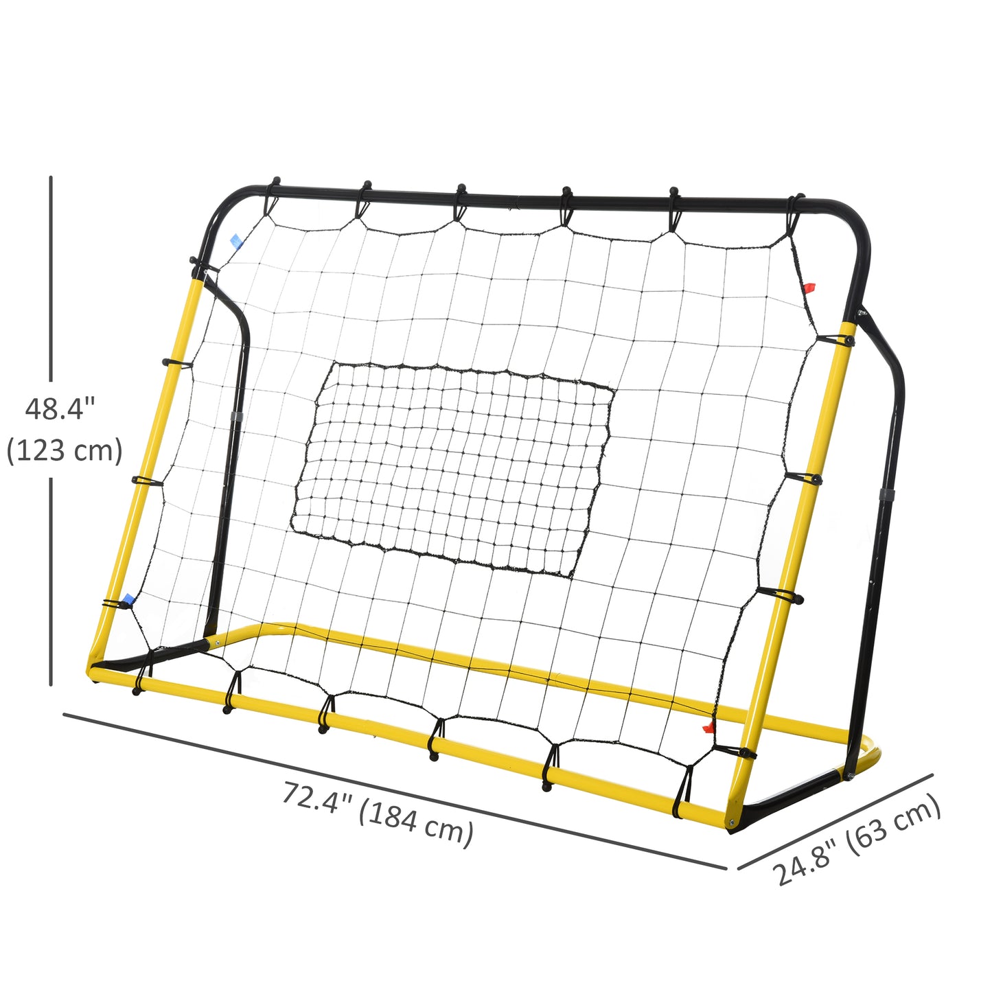 Filet rebondisseur de soccer 5 angles réglables