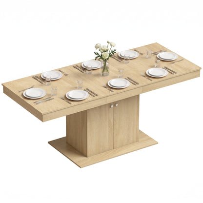 Table à manger extensible avec rangement