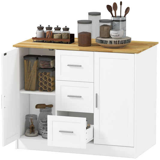 Ilot de cuisine avec rangement et espace repas