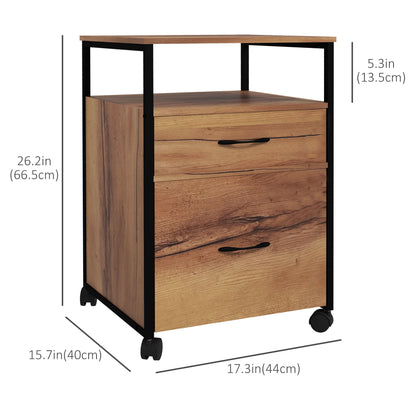 Classeur vertical industriel sur roulettes avec tiroirs