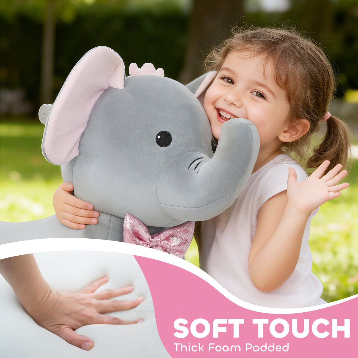 Jouet porteur éléphant électrique pour enfants