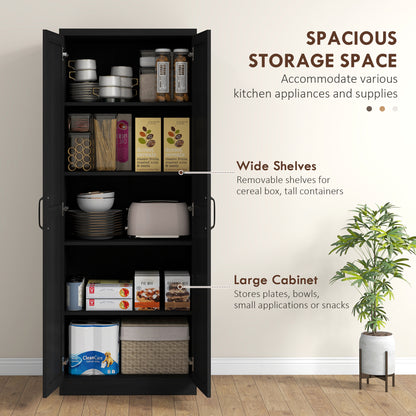 Armoire de cuisine 5 tablettes avec portes