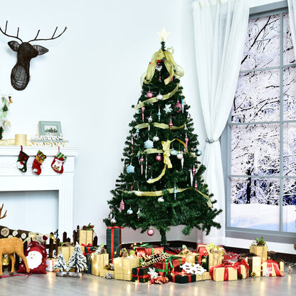 Sapin de Noël artificiel 1230 branches avec pied métallique