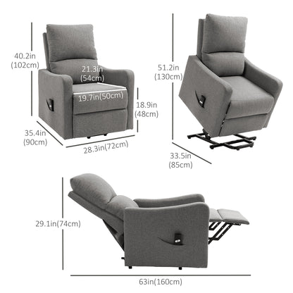 Fauteuil releveur électrique inclinable avec télécommande