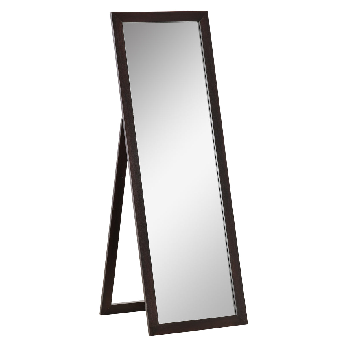 Miroir pleine longueur rectangulaire 147 x 51 cm avec cadre