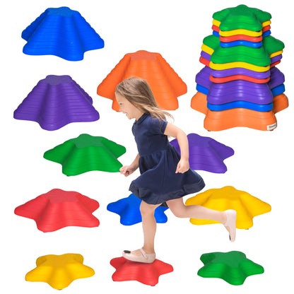 Pierres d'équilibre pour enfants style étoile de mer — 11 pcs