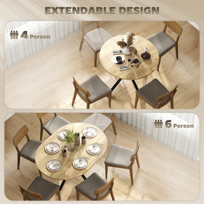 Table à manger extensible industrielle