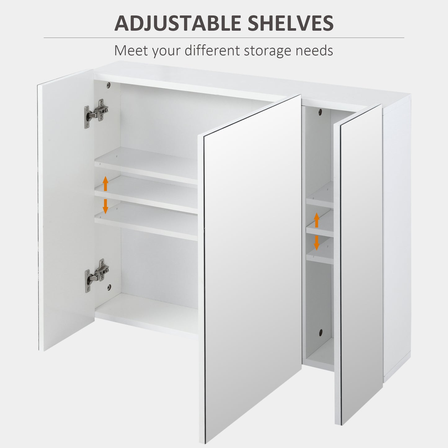 Armoire pharmacie murale miroir 71 x 61 cm