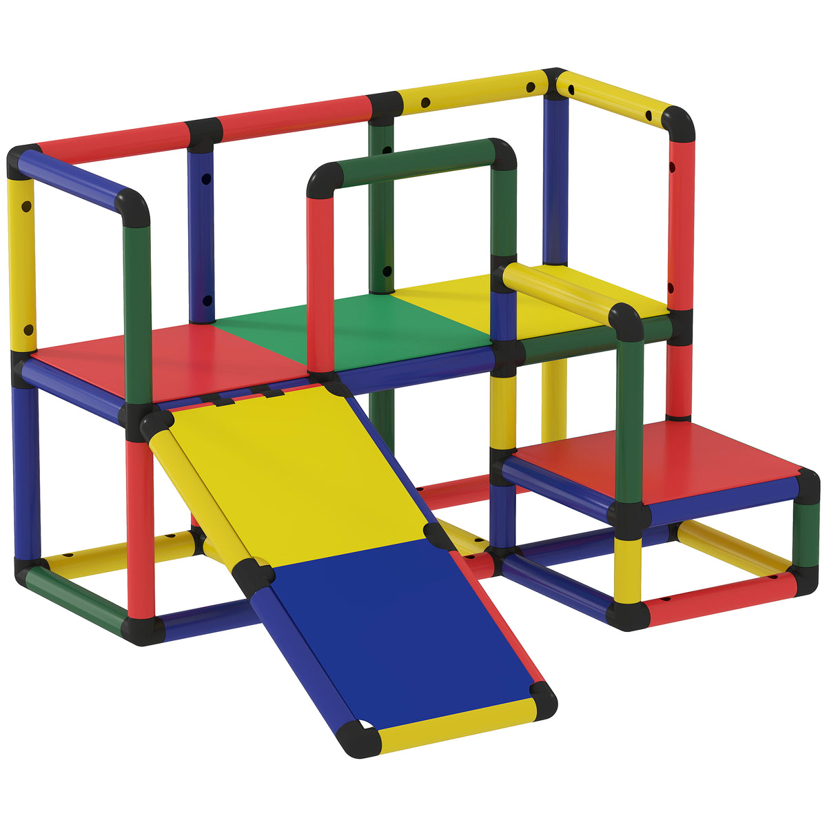 Structure d'escalade pour enfants avec glissade