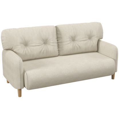 Canapé 2 places moderne en microfibre 148 cm