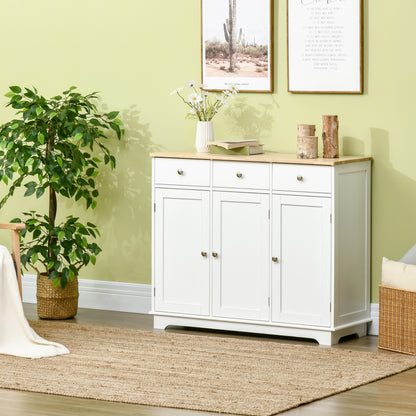 Buffet moderne avec rangement tiroirs et tablettes ajustables