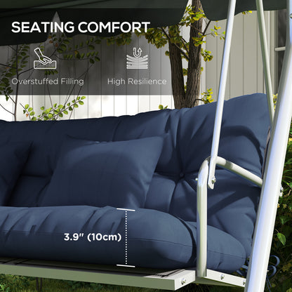 Ensemble de coussins de patio 4 pièces pour 3 places