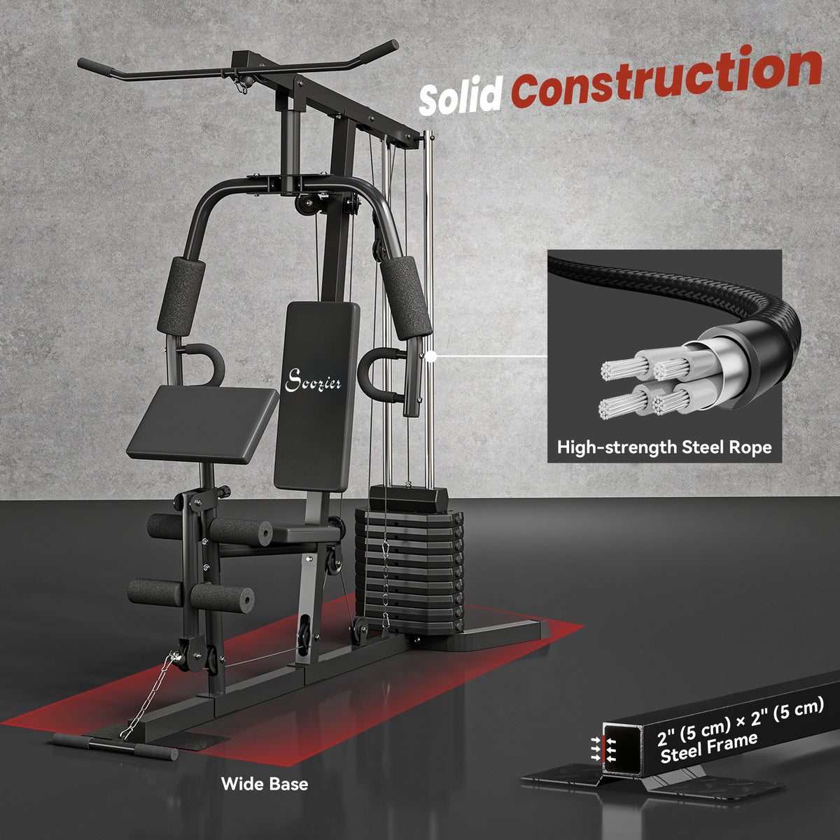 Station de musculation multi-exercices