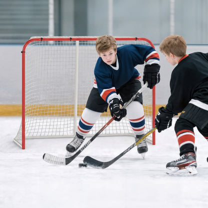 Filet de hockey d'entraînement extérieur en acier 176,5 x 68 x 122,5 cm