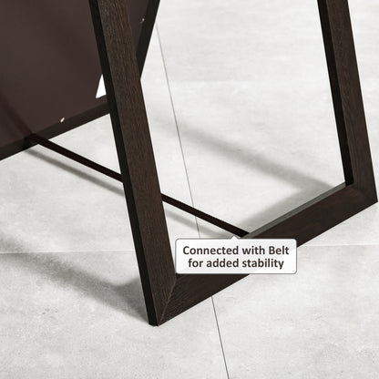 Miroir pleine longueur rectangulaire 147 x 51 cm avec cadre
