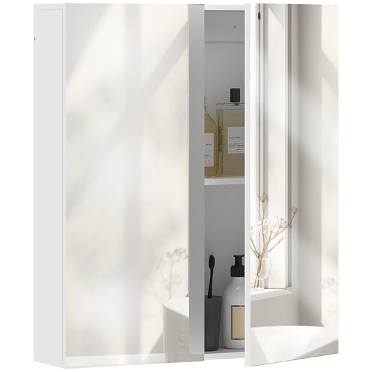 Armoire à pharmacie murale avec miroir 2 portes