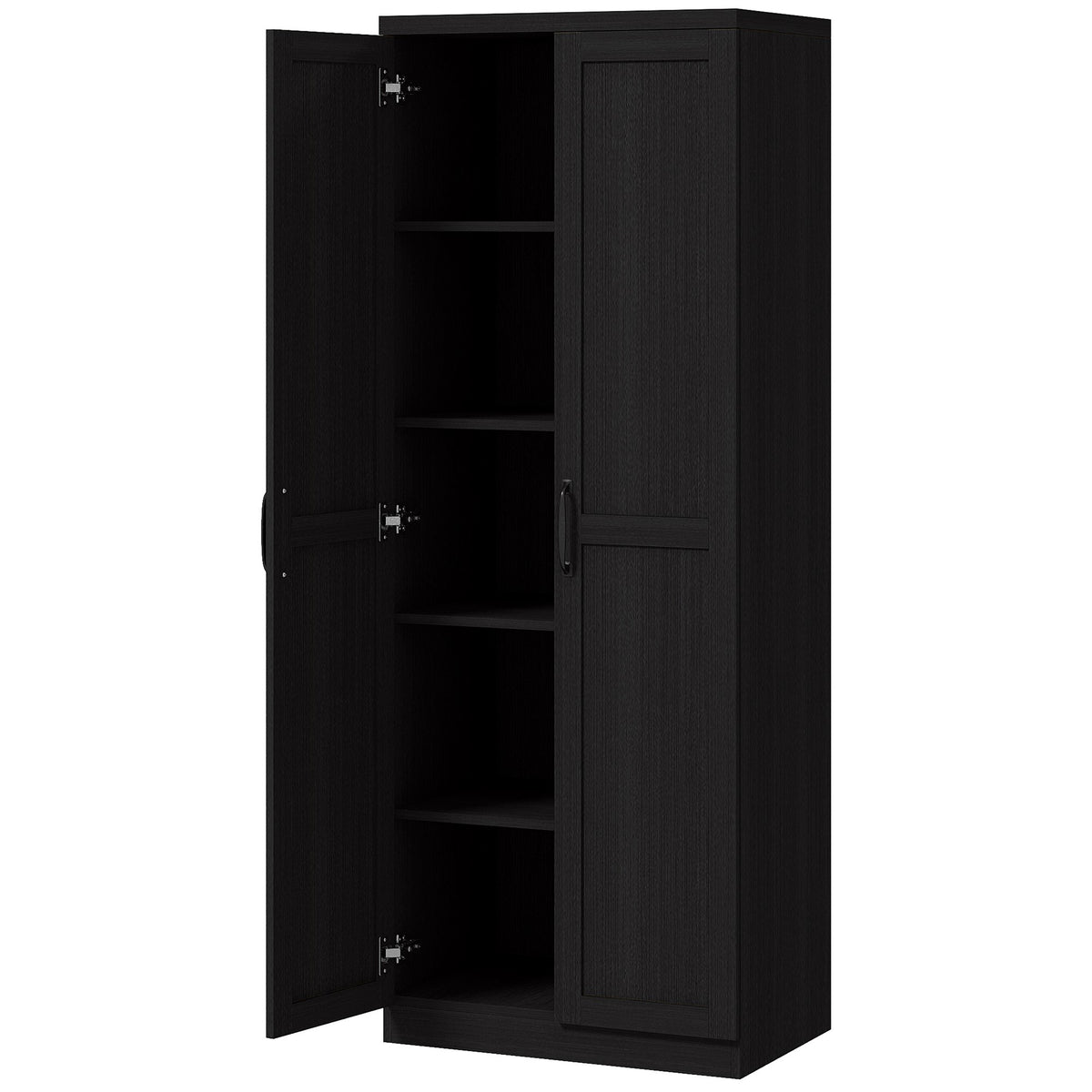 Armoire de cuisine 5 tablettes avec portes