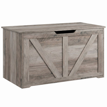 Coffre de rangement rustique 80 cm