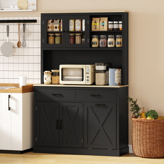 Armoire de cuisine garde-manger avec station de recharge 26 L