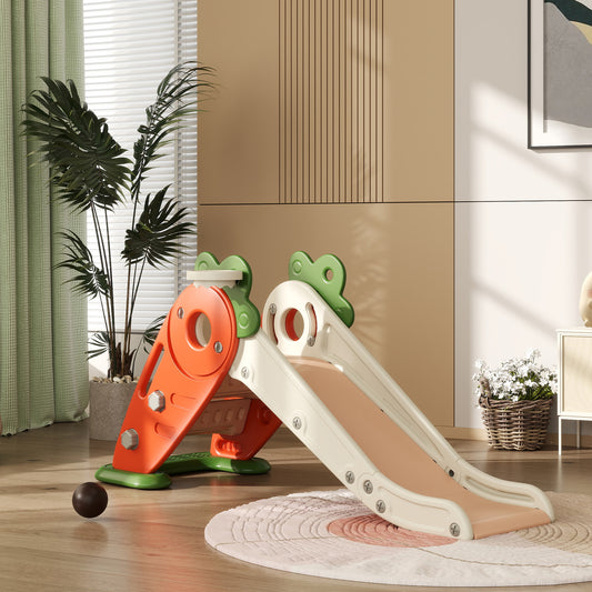Glissade pliable 3 en 1 pour tout-petit avec panier