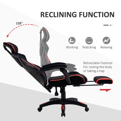 Chaise de jeux ergonomique avec repose-pieds