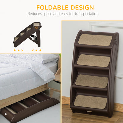 Escalier pour chien pliable à 4 niveaux