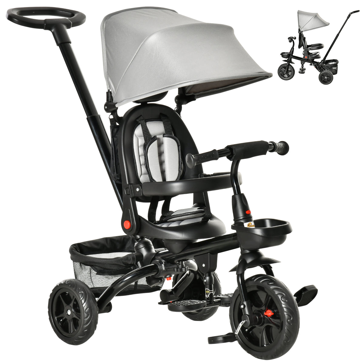 Tricycle évolutif 5-en-1 pour tout-petits