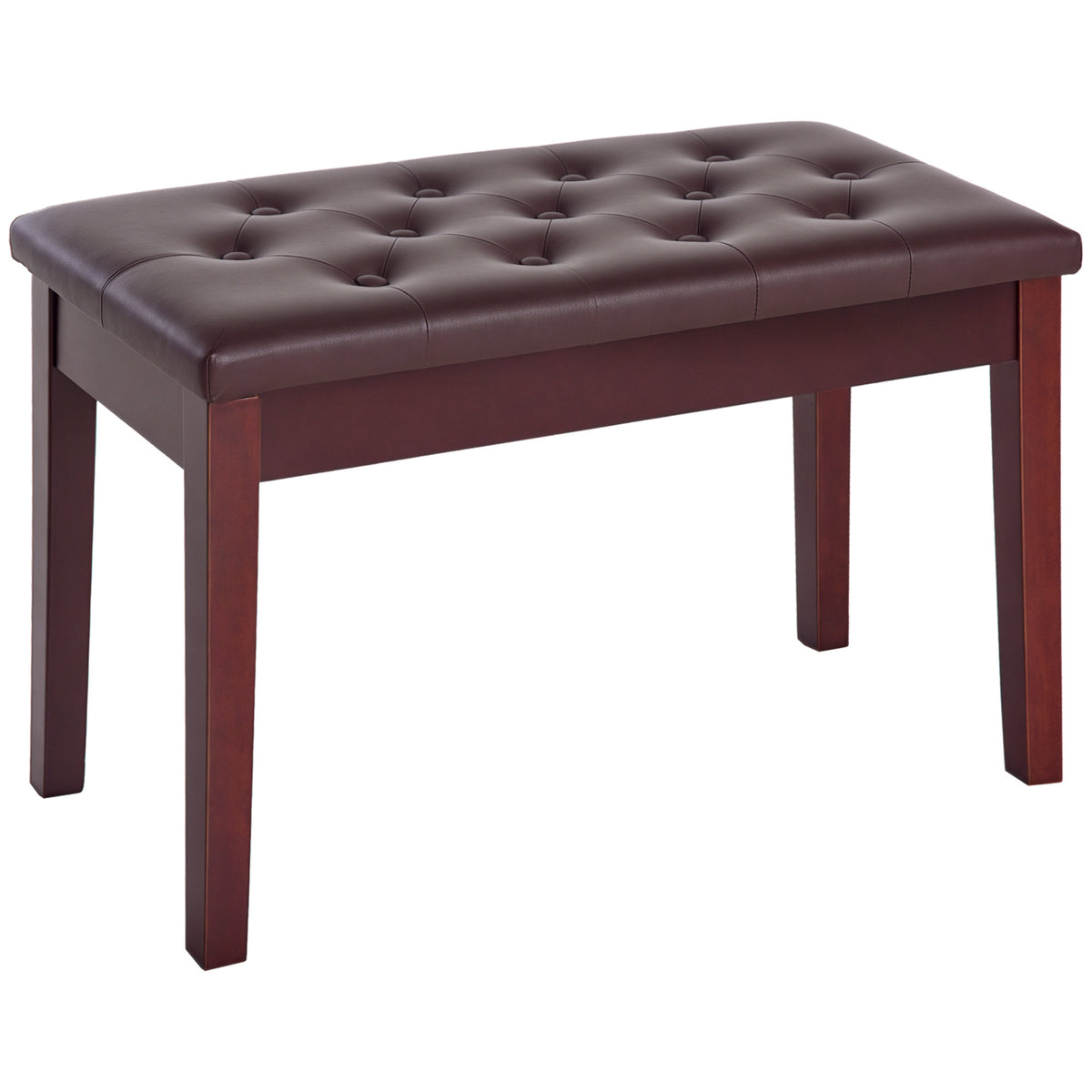 Banc de piano rembourré avec rangement